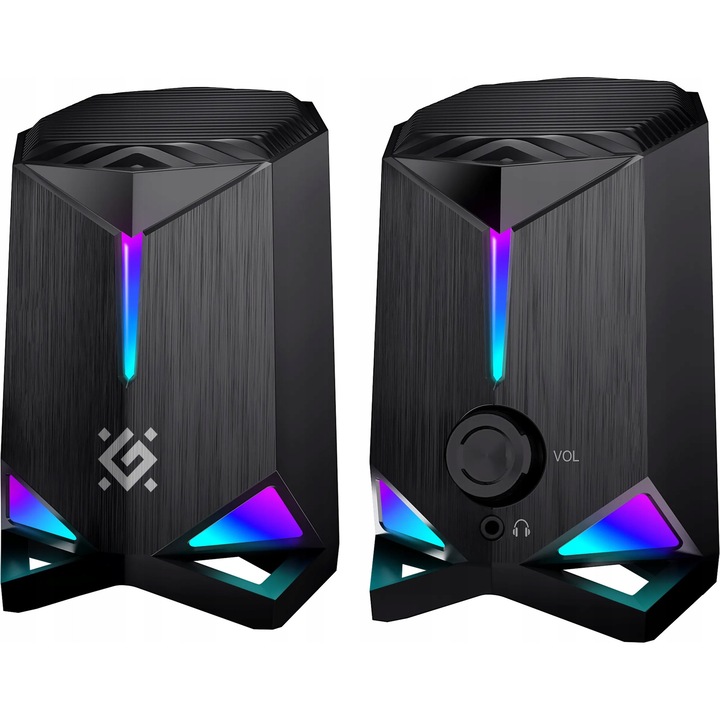 Boxe PC Defender Gravity 2.0 6W LED RGB USB 1.2m