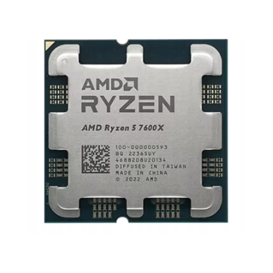 Procesor AMD Ryzen 5 7600X CPU, 6 nuclee/12 fire, 4.7 GHz baza