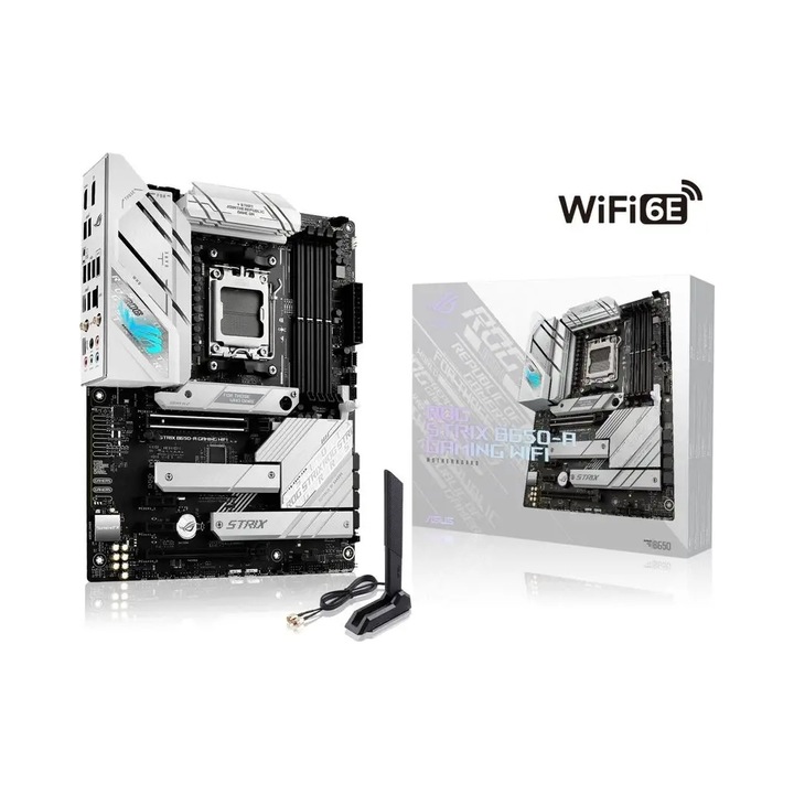 Placa de baza ASUS ROG STRIX B650-A Gaming, WiFi 6E, DDR5, ATX, 305x244mm