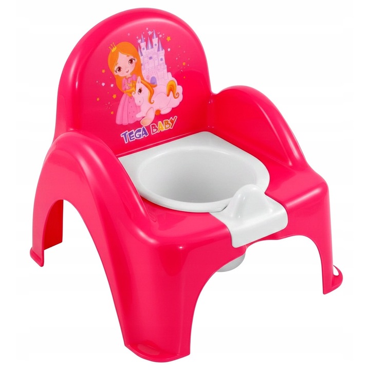 Детски нощни гърнета Katex столче с цветен капак 32x32x30.5см
