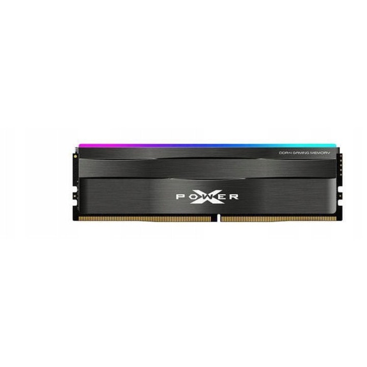 Memória RAM Silicon Power XPOWER Zenith RGB 3200MHz CL16, U-DIMM Non-ECC, fekete, 1 x 16GB