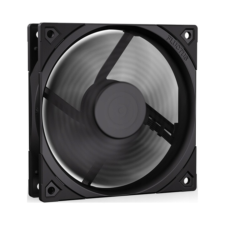 Ventilátor PC Endorfy Fluctus 120 PWM (EY4A001), PWM vezérlés félpasszív üzemmóddal, FDB csapágy és rezgéscsillapító párnák, 120×120×25 mm, fekete, 1 db