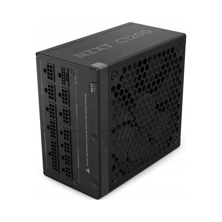 Sursa PC NZXT C1200 1200W modulara 80 Plus Gold negru 150x160x86mm