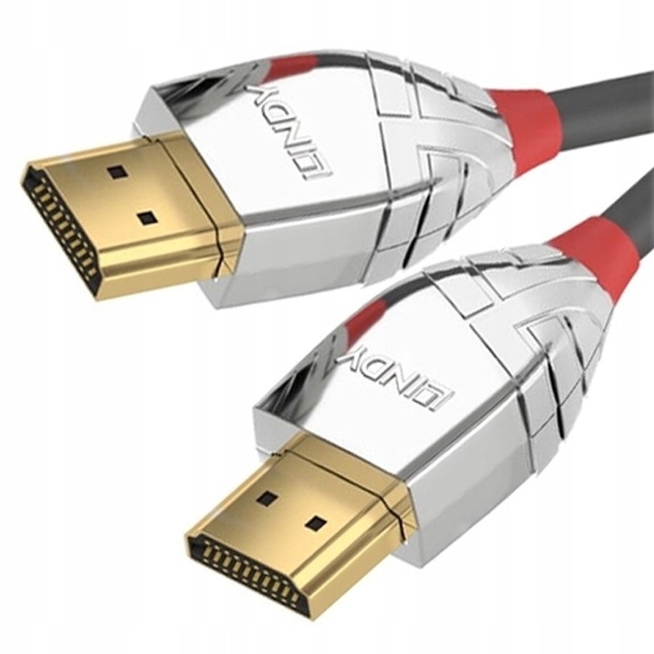 HDMI 2.0 кабел Lindy Cromo Line, 7.5м, сив, 4096x2160@60Hz