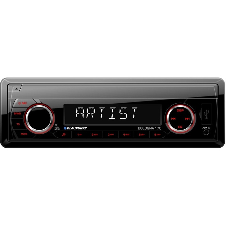 Blaupunkt Bologna 170 autórádió, USB SD, 4x40W, fekete, levehető előlap