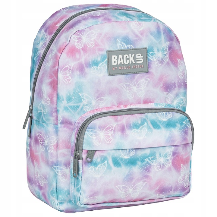 Раница Back Up 36x27x16см, лека, лилава, вместимост 16л