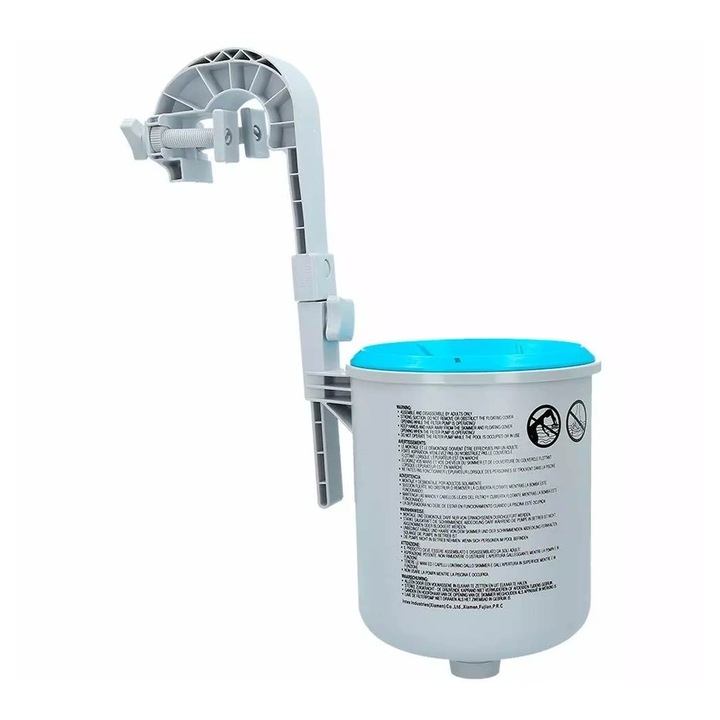 Skimmer Intex 28000 pentru piscina, curatare suprafata, usor montaj, alb, 2.2kg