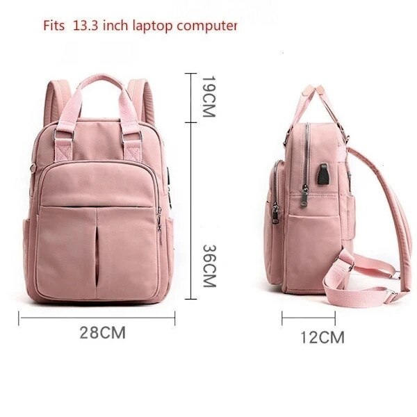 Rucsac laptop, multicolor, 28x36x12cm, usor si respirabil