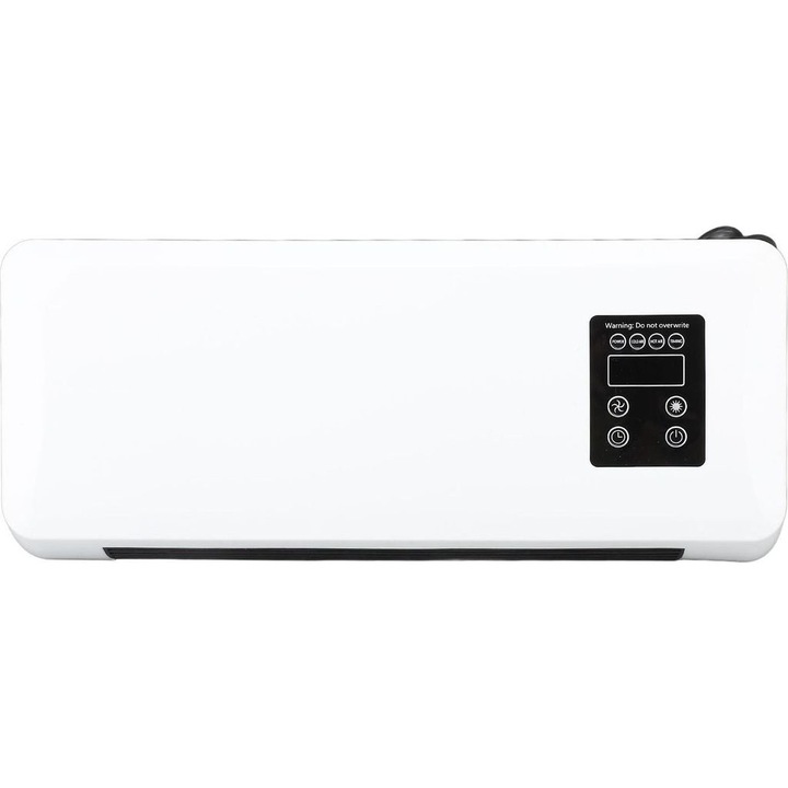 Calorifer electric perete 1500W ABS incalzire rapida telecomanda suport prosoape alb 220V