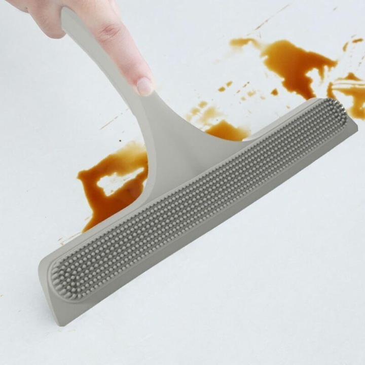 Racleta silicon pentru geamuri auto si dus 28.5cm, flexibila, transparenta