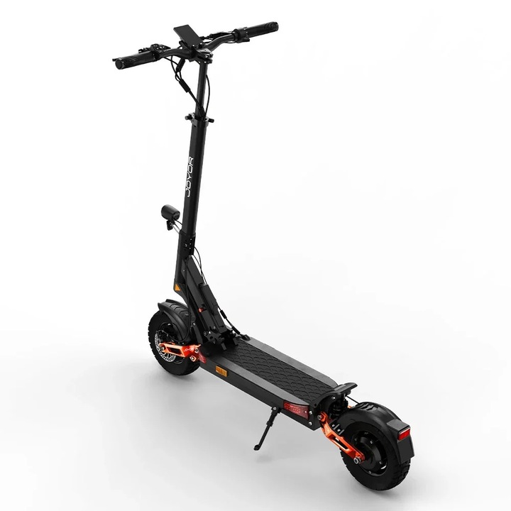Trotineta electrica E-scooter, T10, Dublu motor 2000 W, Baterie 60 V 18 Ah, Autonomie 40–60 km, Frane hidraulice, Anvelope off-road 25, 4 cm, Pliabila