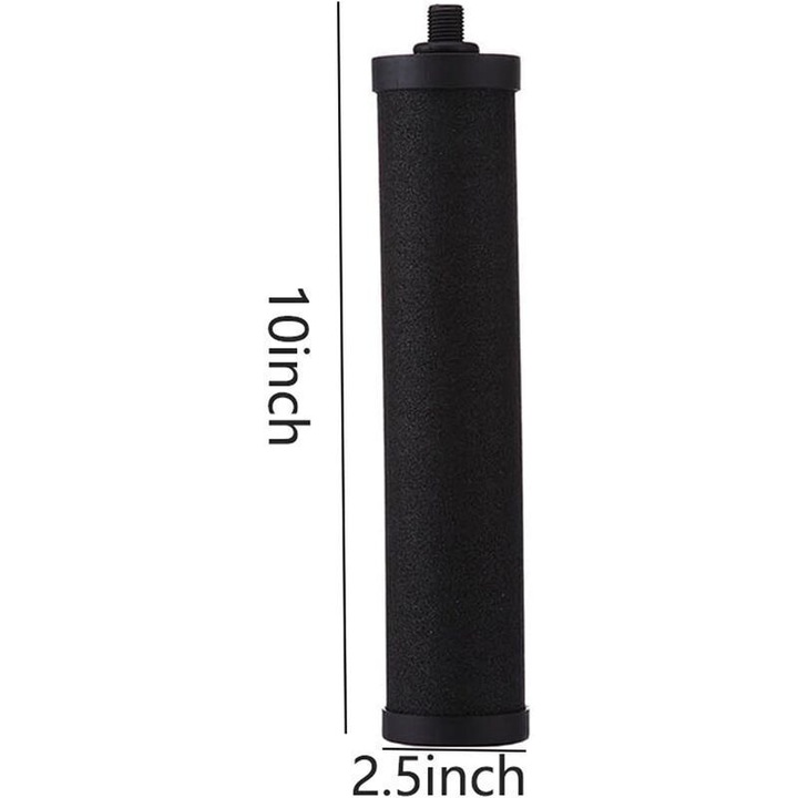 Filtru carbon activ din nuca de cocos, element pentru purificare apa, capacitate 6000 galoane, BPA-free