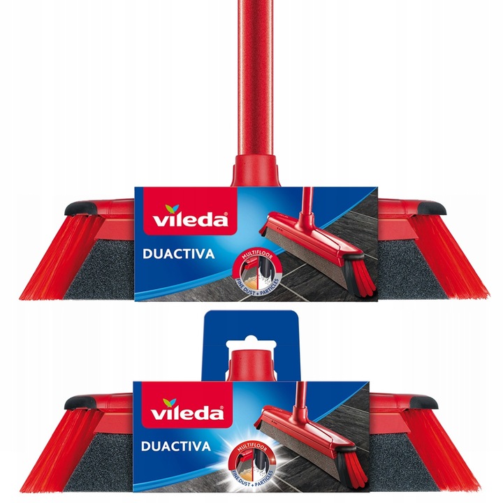 Vileda DuActiva Classic 2 az 1-ben seprű szivaccsal + Vileda DuActiva seprű utántöltő