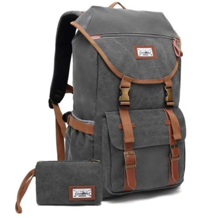 Laptop hátizsák 17.3 inch, vízálló, 38L kapacitás, sötétszürke, 22x14x6.5 inch