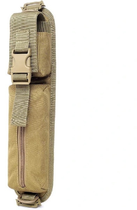 Rucsac tactil extra nylon, rezistent, impermeabil, kaki, 8.5x37cm