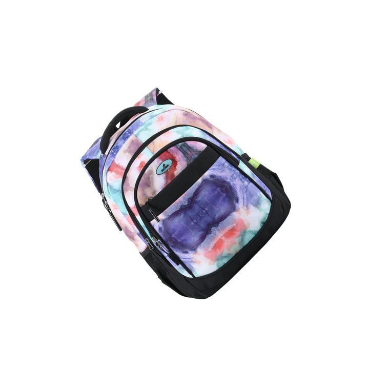 Ghiozdan Multicolor, 46 cm, Spatios si Rezistent pentru Adolescenti ECADA sku11