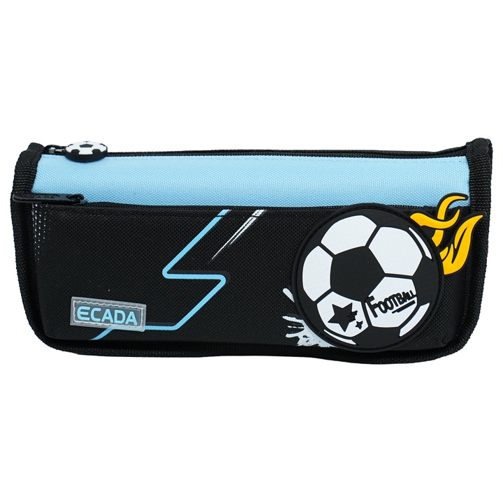 Penar tip borseta cu 2 compartimente, design fotbal ECADA sku28