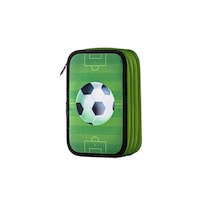Penar triplu Fotbal Pro, neechipat, cu 3 fermoare pentru organizare eficienta DACO sku28