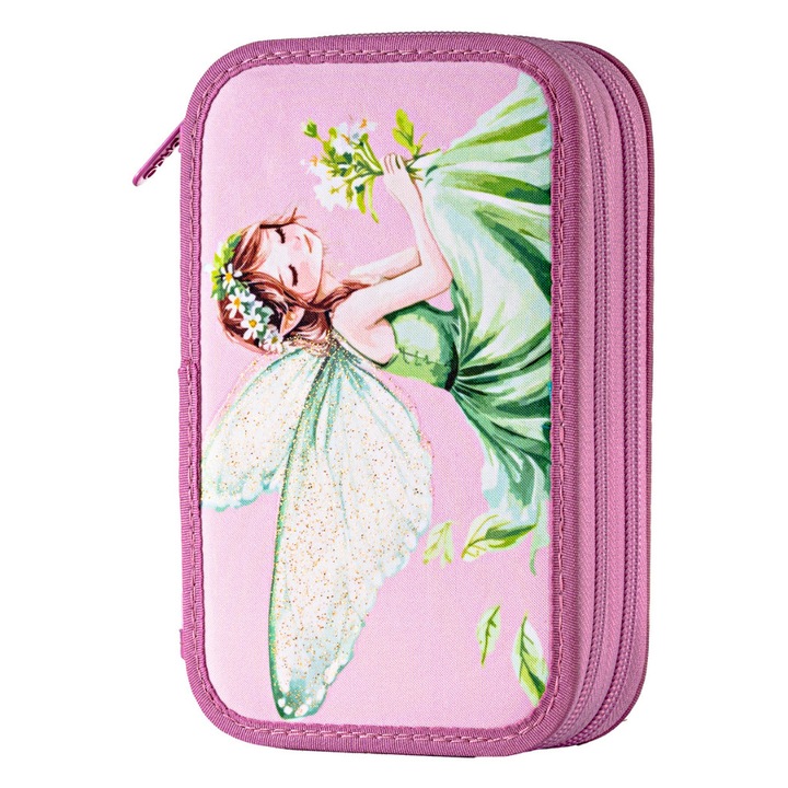 Penar dublu neechipat Zana Magica, cu 2 fermoare, Roz Pastel DACO sku28