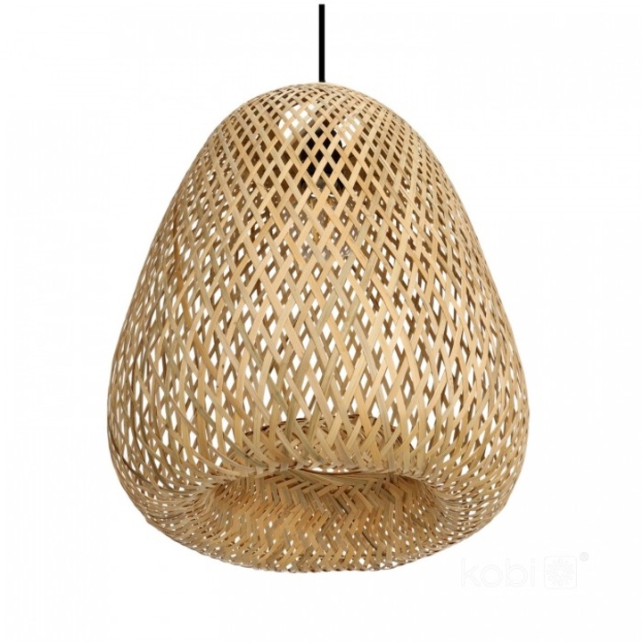 LAITICA Boho természetes bambusz függőlámpa 30cm 1xE27