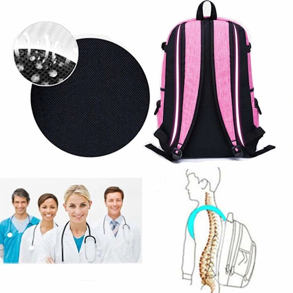Rucsac laptop 15.6 inch, rezistent apa, compartimente multiple
