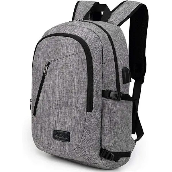 Rucsac laptop 17 inch, rezistent la apa, cu port USB, 47x32x15cm