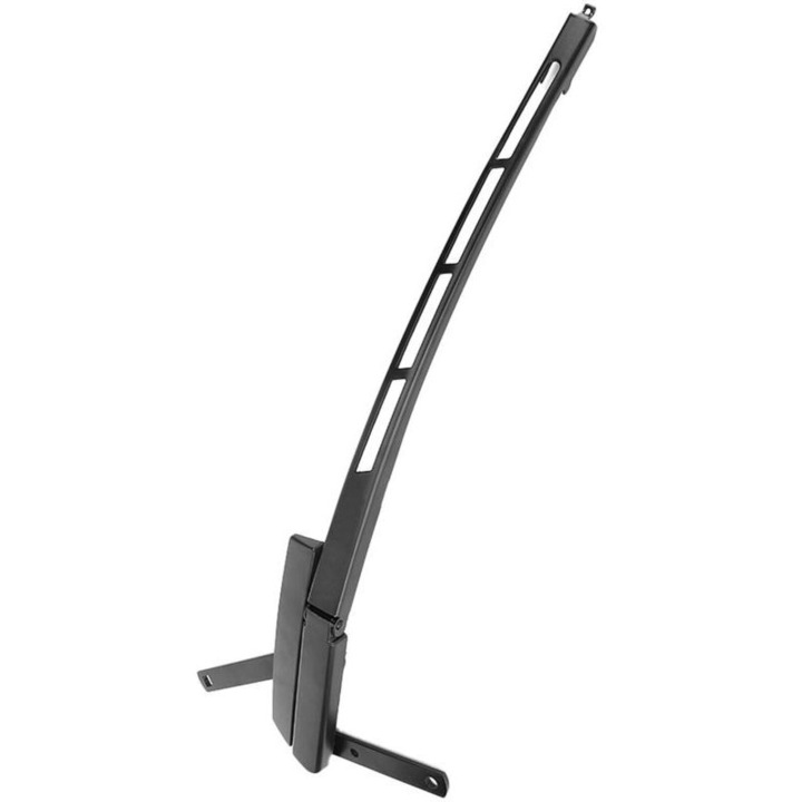 Brat stergator parbriz dreapta fata 4L1955408B, din aliaj de aluminiu, compatibil cu Q7 2007–2016 (volan pe stanga), Negru