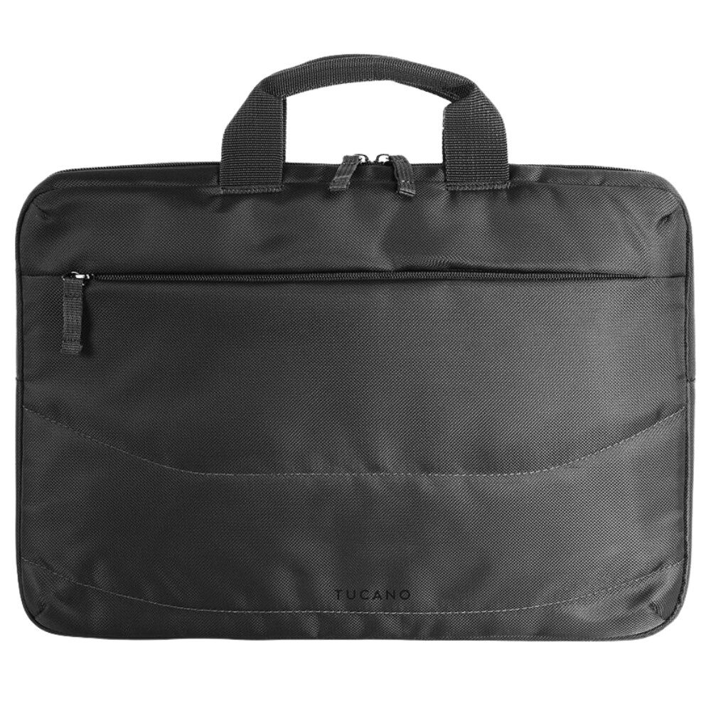 Tucano, Geanta/husa pentru laptop din textil, set cu mouse, Borsa Idea, Negru, 13.3/14"