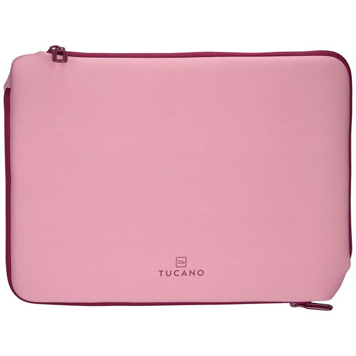 Tucano, Doppio Sleeve laptop tok, kompatibilis MacBook 15.6/16, cipzárral, rózsaszín