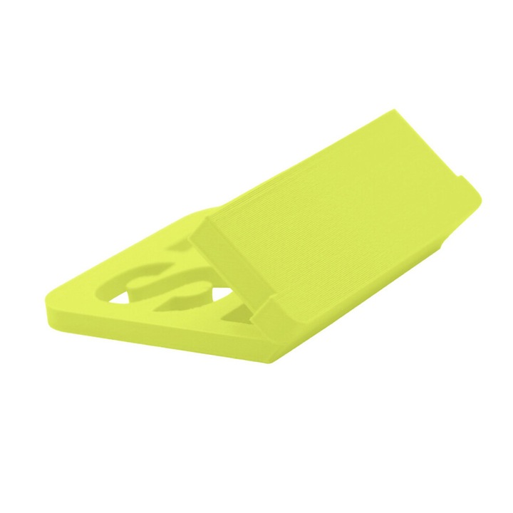 3D стойка за дисплей SP CJ-OB-K0204-20260904-16804, стабилна основа, неоново зелено