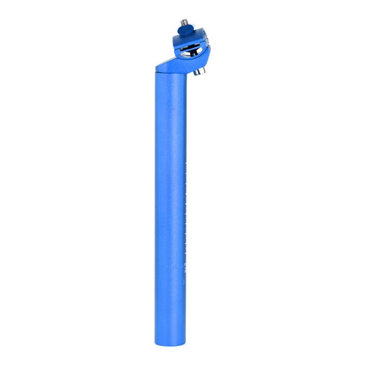 Ergonomikus alumínium kerékpár nyeregcső 31.6mm kék