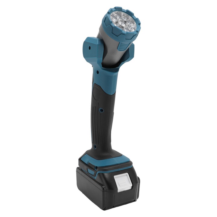 Lanterna LED fara fir 16W 160LM unghi reglabil, ABS, 18V, portabila