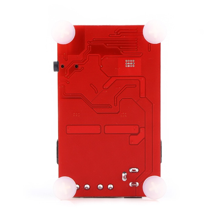 TDA7492 CSR8635 audio erősítő panel, 50W+50W, Bluetooth V4.0, 8-25V DC bemenet, 4-8Ω hangszórókhoz, piros, 1 db