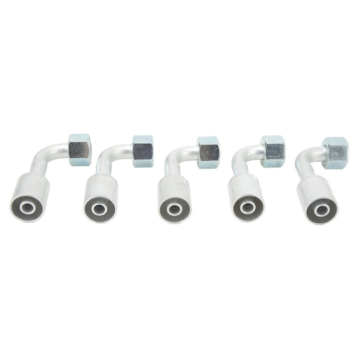 10 db 90 fokos alumínium adapter készlet légkondicionáló tömlőhöz 18.1x24mm