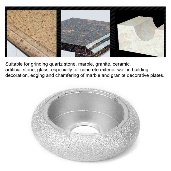 Disc abraziv diamantat 7.3x2cm pentru piatra marmura ceramica