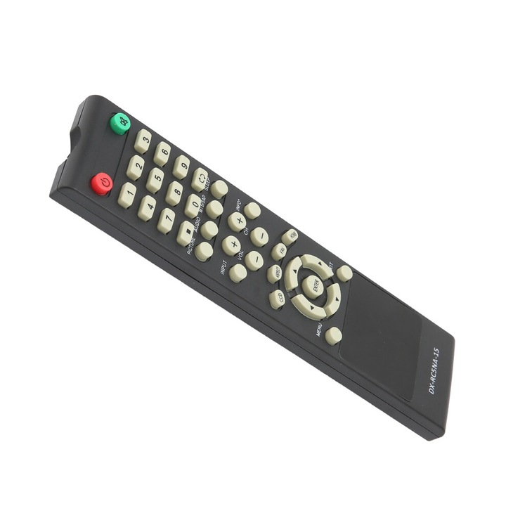 Univerzális távirányító, fekete, ABS, 2xAAA
