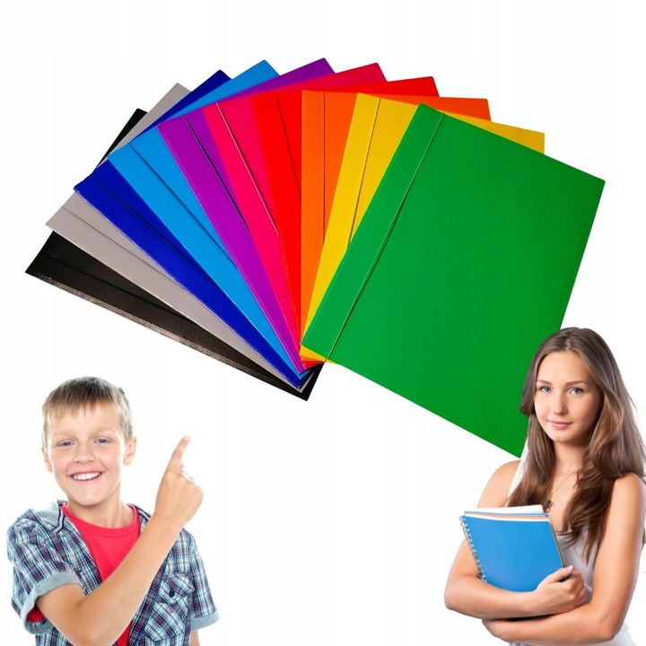 Dosar cu elastic OK Office A4 lacuit multicolor 10 culori 320g