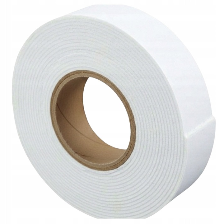 Penword kétoldalas habszalag, 19 mm x 2,3 m, erős ragasztóval, ellenálló rögzítéshez, fehér, 1 tekercs