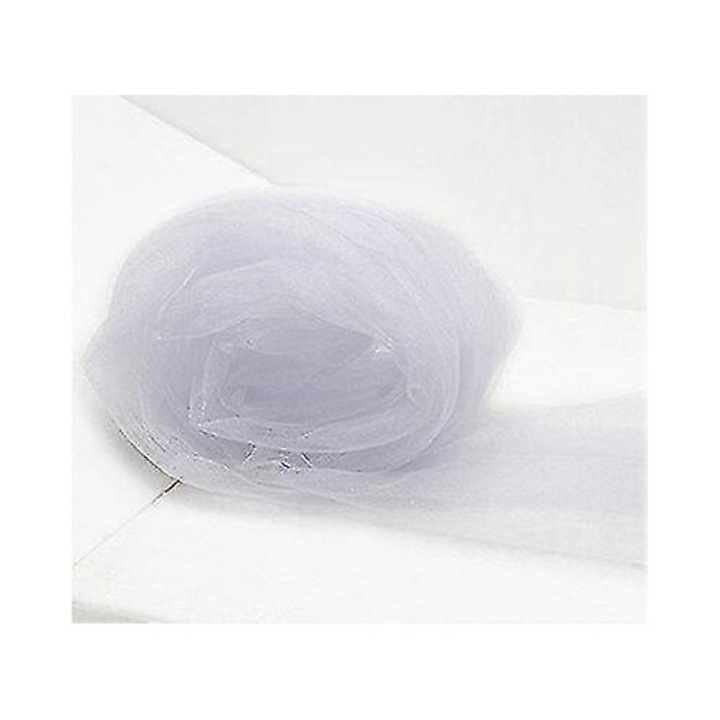 Tüll anyag textil 150 cm szélesség P153, finom háló, selymes megjelenésű, esküvői ruhákhoz és fotóháttérhez, fehér