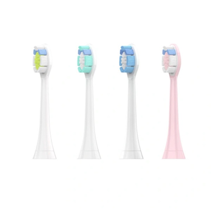 Capete periuta de dinti electrice compatibile Sonicare HX6/HX8/HX9, Rezerve ProResults pentru controlul placii, Cu indicator de uzura, Multicolor, 4 bucati