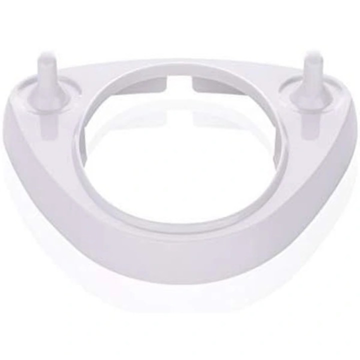 Suport periuta electrica compatibil Oral-B D12/D16/D20/D34/Pro600/Pro650/Pro700/Pro2000/Pro3000/Pro4000/Pro5000/Pro6500/Pro7000, forma triunghiulara pentru colt, din plastic, alb