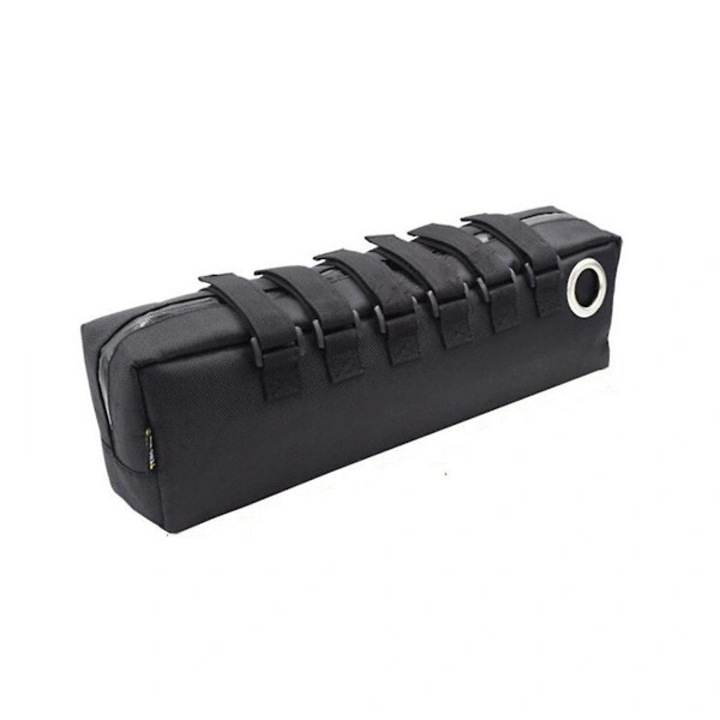 Geanta pentru baterie bicicleta electrica, rezistenta la apa, negru, 40x12x8cm