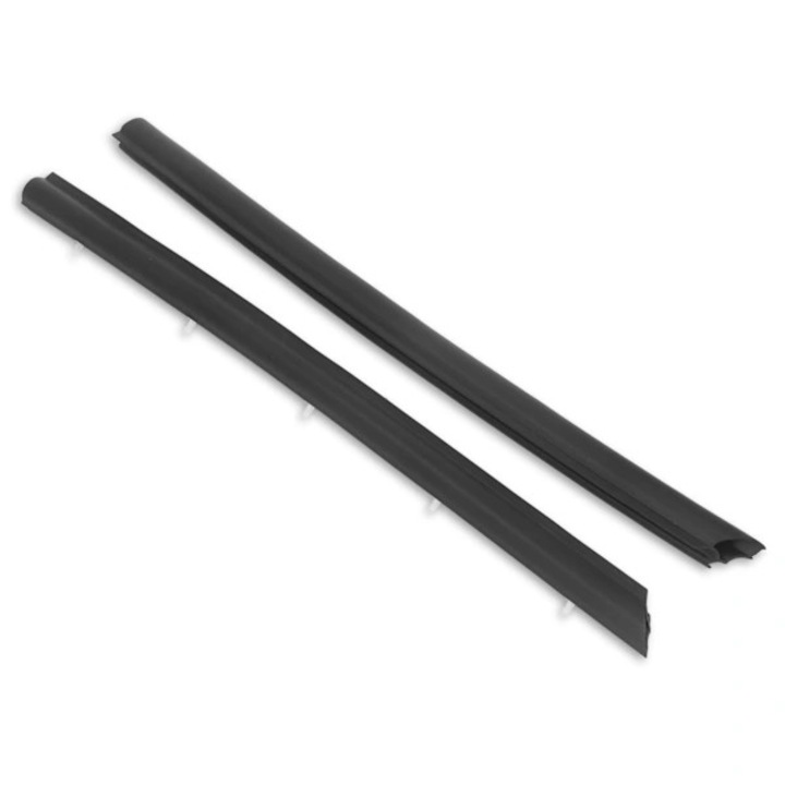 Garnitura etansare usa fata/spate VW T5/T5.1 Transporter, banda din cauciuc, fonoizolanta si impermeabila, Negru, 2 buc