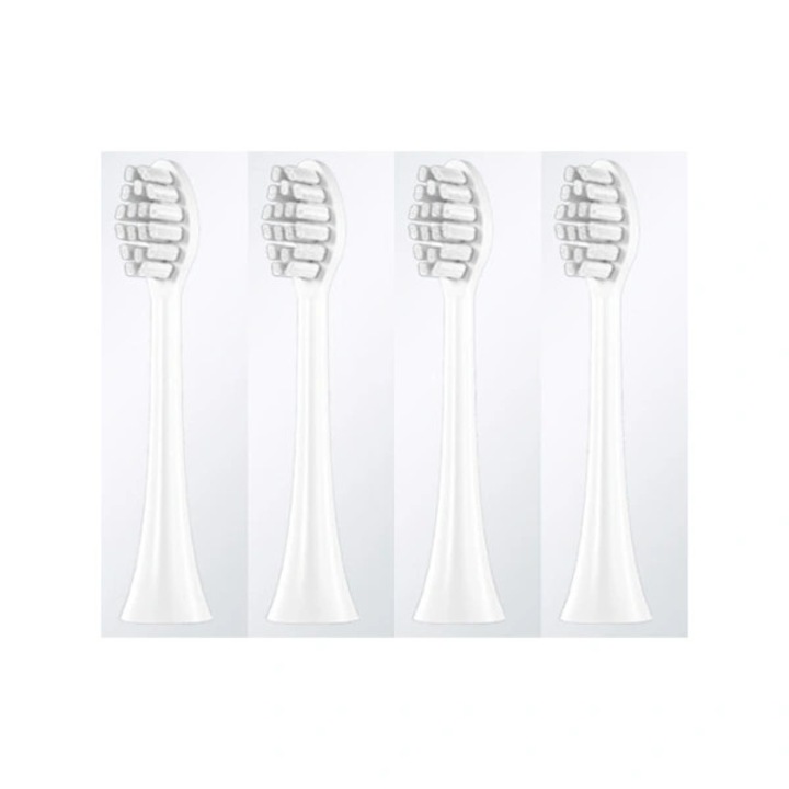 Set 4 bucati, capete de inlocuire pentru periuta electrica P-HX-6014, peri moi, compatibile cu Sonicare T11/T12/T9/HX, Alb