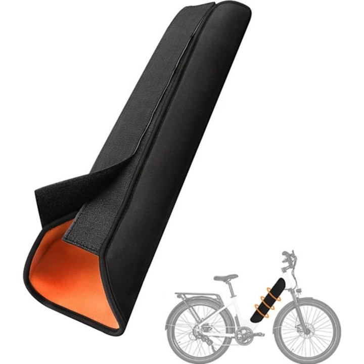 Husa protectie baterie bicicleta electrica neopren rezistenta la apa si frig ajustabila 28x34cm