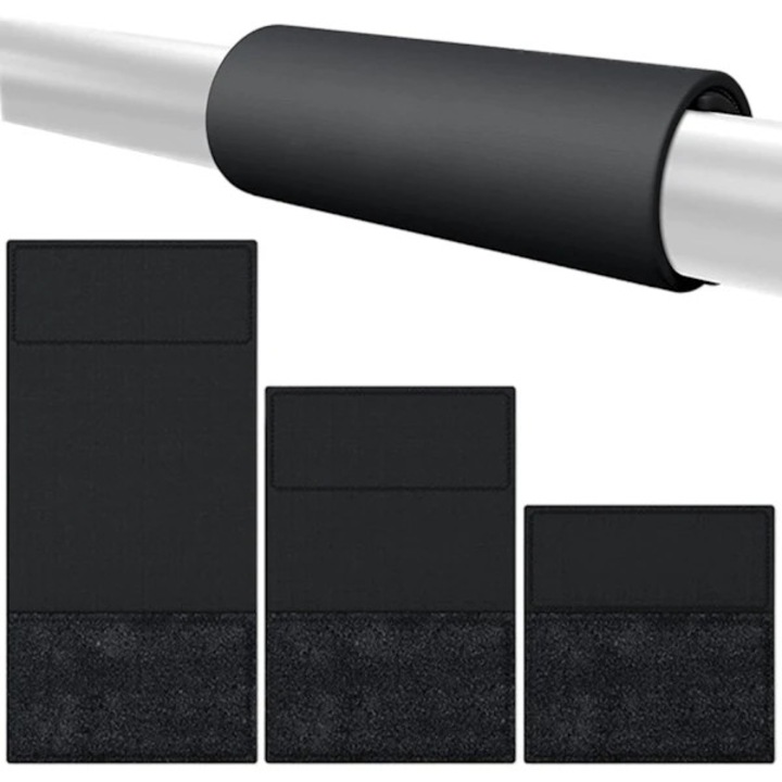 Set 3 protectoare cadru bicicleta MTB, spuma, negru, universal