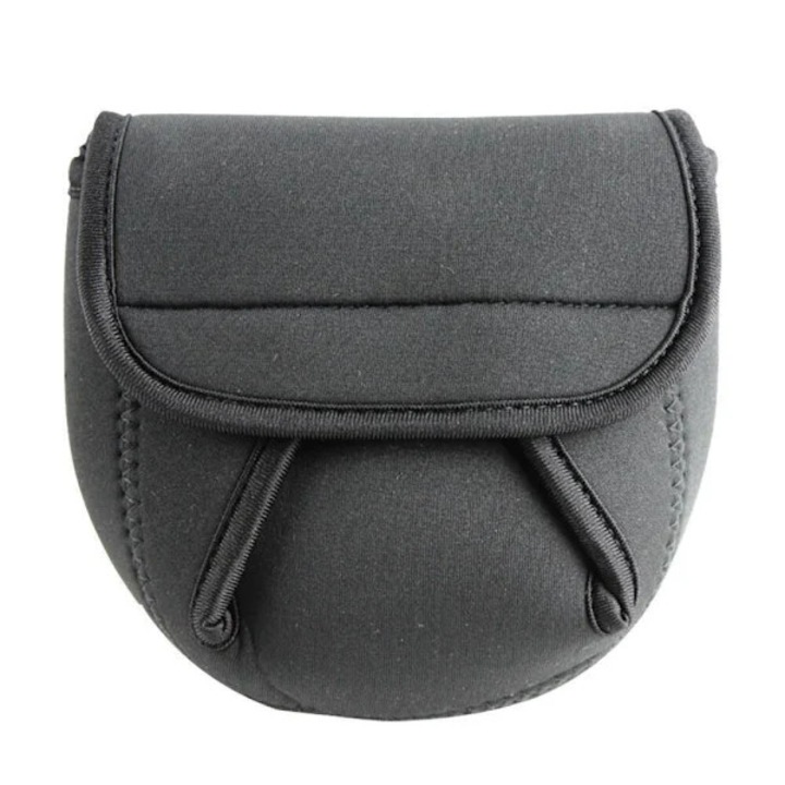 Husa pentru mulineta spinning, din neopren, captusita si rezistenta la apa, Negru, M (18x16.5 cm), 1 buc.
