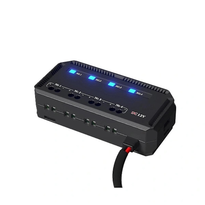 Кутия за автомобилни предпазители с LED, електрическа изолация, устойчивост на топлина, черна, 9.6x4.5x2.43cm