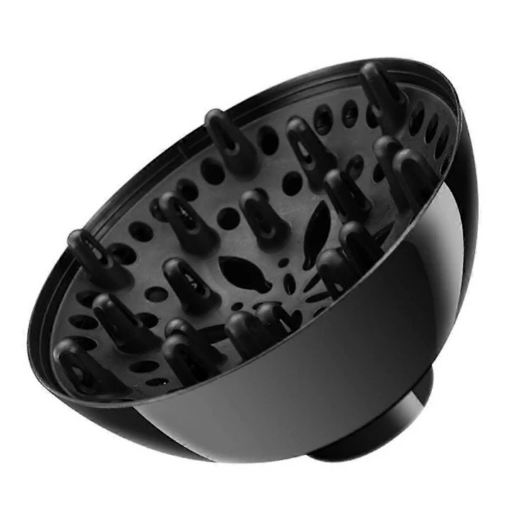 Difuzor universal pentru uscator de par, ajustabil, pentru par cret, ABS, rezistent la apa si caldura