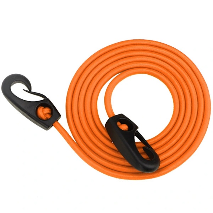 Snur elastic de siguranta pentru vasle, cu carabiniera din plastic, rezistent si usor, portocaliu, 189 cm, 1 buc
